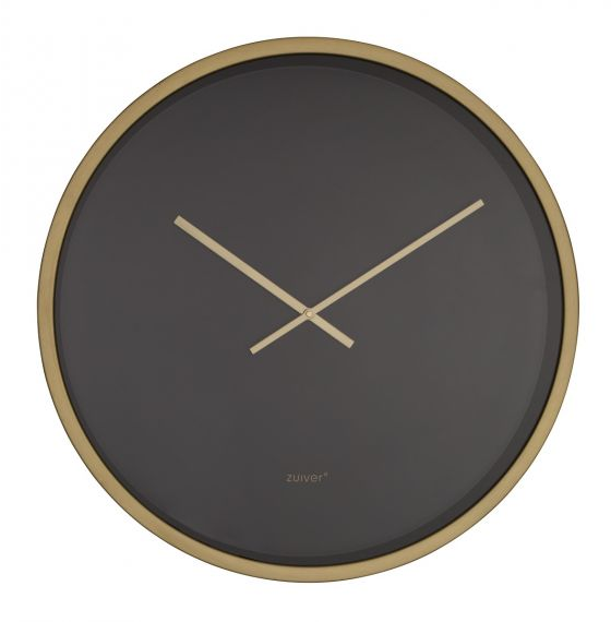 Zuiver Wanduhr Bandit Schwarz/Gold