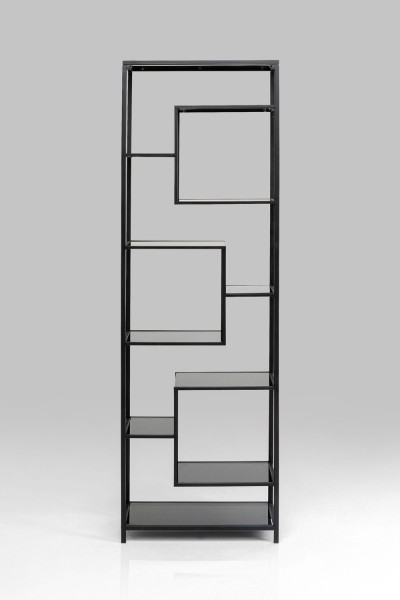 Regal Loft Schwarz 60x195cm